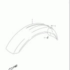DR350 Переднее крыло