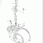 JR50 Clutch cover - oil pump