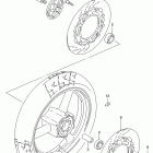GSF1200S BANDIT Front wheel (gsf1200sav)