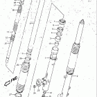 DR350SE Front damper (model v)