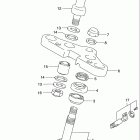 VS800GL INTRUDER Steering stem (model w / x)