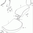 VS800GL INTRUDER Сидение