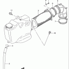 VS800GL INTRUDER Система очистки воздуха (спереди)