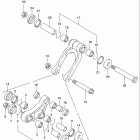 RM125 Rear cushion lever (model t / v)