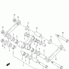 RM250 Rear cushion lever (model y)