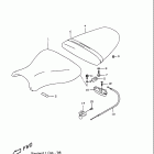 GSX-R750 Сидение