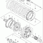 VS800GL INTRUDER Сцепление
