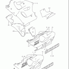 GSX-R750 Under cowling body (model x)