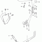 VS800GL INTRUDER Prop stand - rear brake