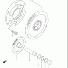 GSX-R1100W Муфта стартера