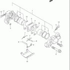 GSX-R1100W Rear caliper (model p / r)