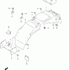 GSX-R1100W Rear fender (model s / t / v / w)