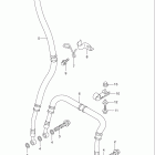 GSX-R1100W Front brake hose (model s / t / v / w)