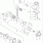 RMX250 Коленвал