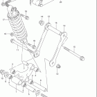 GSX-R1100W Rear cushion lever (model s / t / v / w)