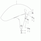 GSX-R1100W Переднее крыло