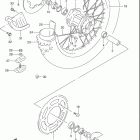 RMX250 Заднее колесо