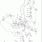 GSX-R1100W Radiator hose (model p / r)