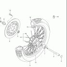 VS800GL INTRUDER Переднее колесо