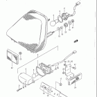GSX750F KATANA Задний фонарь