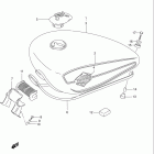 VS800GL INTRUDER Fuel tank (model n / p / r)