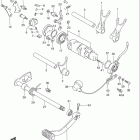 VS800GL INTRUDER Механизм  переключения передач