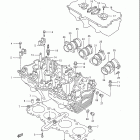 GSX750F KATANA Головка цилиндра