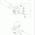 VS800GL INTRUDER Handle switch (model n / p / r)