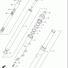 VS800GL INTRUDER Front fork (model t / v)
