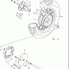 VS800GL INTRUDER Заднее колесо