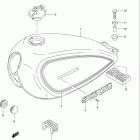 GN125E Топливный бак