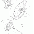 GSX600F KATANA Переднее колесо