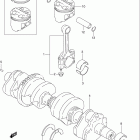GSX600F KATANA Коленвал
