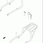 GN125E Багажник