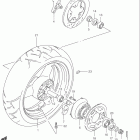 RF900R Rear wheel (model t / v)