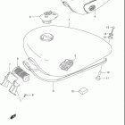 VS800GL INTRUDER Fuel tank (model s / t)