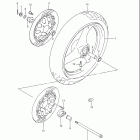 GSX750F KATANA Переднее колесо