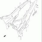 GSX600F KATANA Обтекатель рамы
