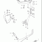 VS800GL INTRUDER Prop stand - rear brake