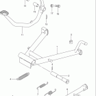 GN125E Подножка