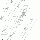 VS800GL INTRUDER Front fork (model n / p / r / s)