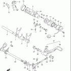 GSX600F KATANA Механизм  переключения передач