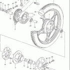GN125E Заднее колесо