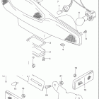 RF600R Задний фонарь