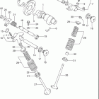 DR350 Cam shaft - valve (model l / m / n / p)