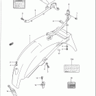 GS500E Заднее крыло