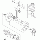 RMX250 Crankshaft (model k)
