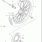 DR350SE Переднее колесо