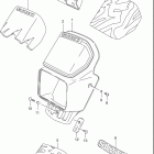 DR350SE Headlamp cover