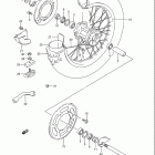 RMX250 Rear wheel (model k / l / m)